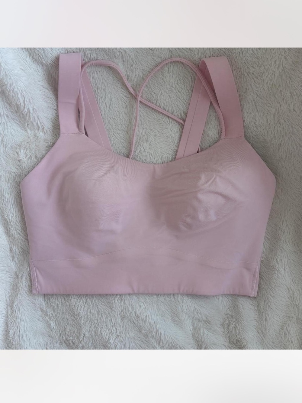 Lululemon Strawberry Milkshake Sports Bra